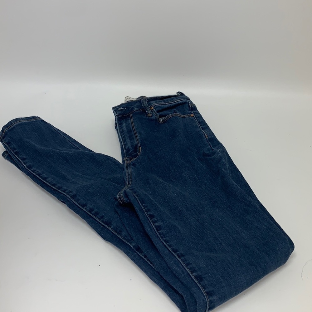 Never won dark blue jeans fit true to size